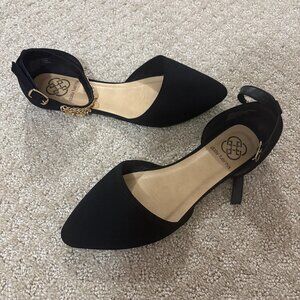 black elegant shoes